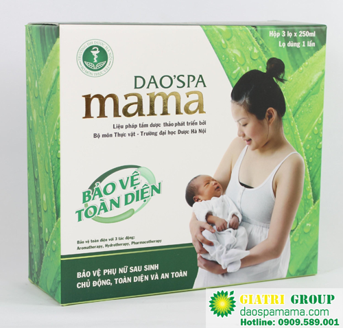 Dao’spa mama sản phẩm thuốc tắm cho bà bầu