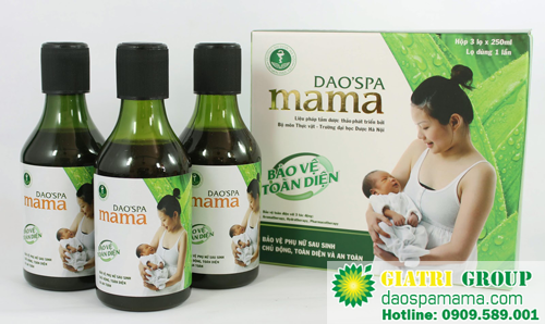 Dao’spa mama sản phẩm thuốc tắm dành cho phụ nữ sau sinh